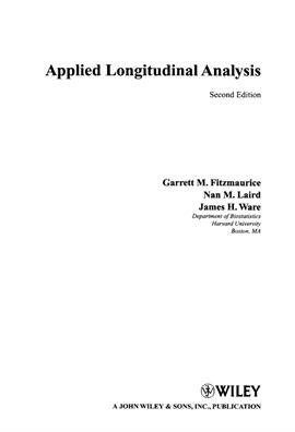 Applied Longitudinal Analysis  2ed